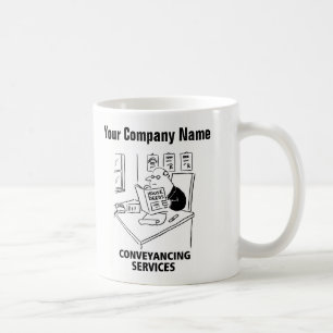 Conveyancing Services Tecknad Mugg
