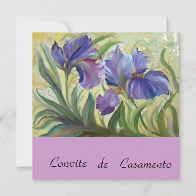 convite de casamento inbjudningar (Framsida)