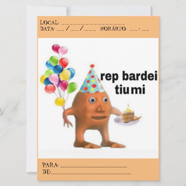 Convite Inbjudningar (Framsida)
