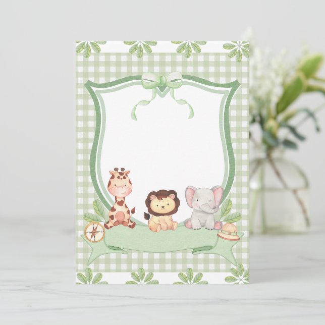 Convite personalizável brasão  inbjudningar (Stående Fram)