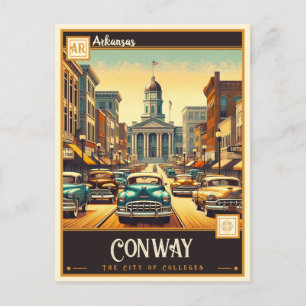 Conway, Arkansas   VINTAGE Vykort