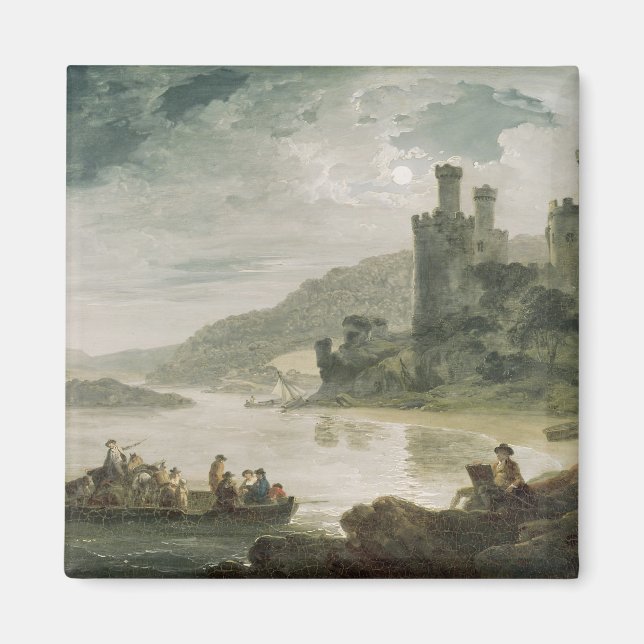 Conway Castle, 1794 Magnet (Framsidan)