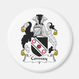 Conway familjvapensköld magnet
