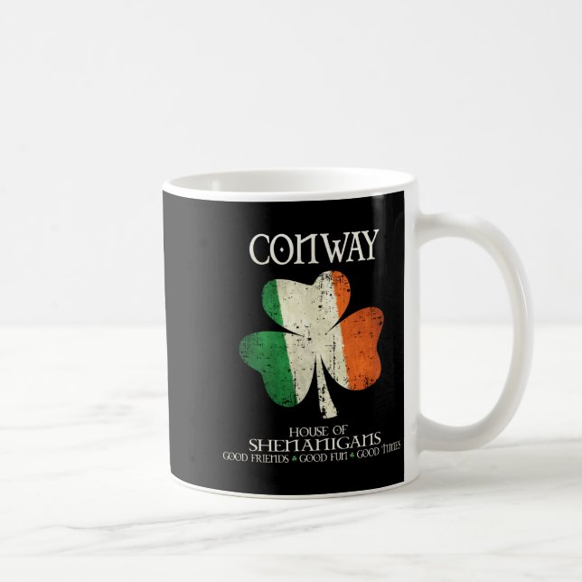 Conway Last Name Family Ireland Irish House Of She Kaffemugg (Höger)
