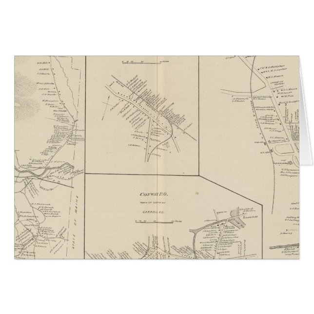 Conway, N Conway PO Hälsningskort (Framsidan Horizontal)