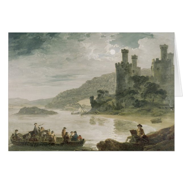 Conway slott, 1794 hälsningskort (Framsidan Horizontal)