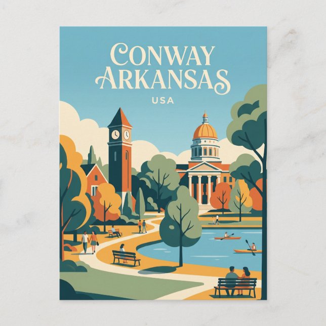 Conway USA Vykort (Framsida)
