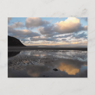 Conwy Beach Refltions Vykort
