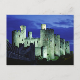 Conwy Castle, Gwynedd, Wales Vykort