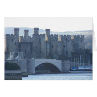 Conwy castle Wales. Hälsningskort