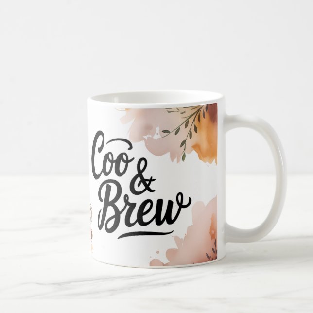 Coo & Brew Funny Pigeon Coffee Mugg (Höger)
