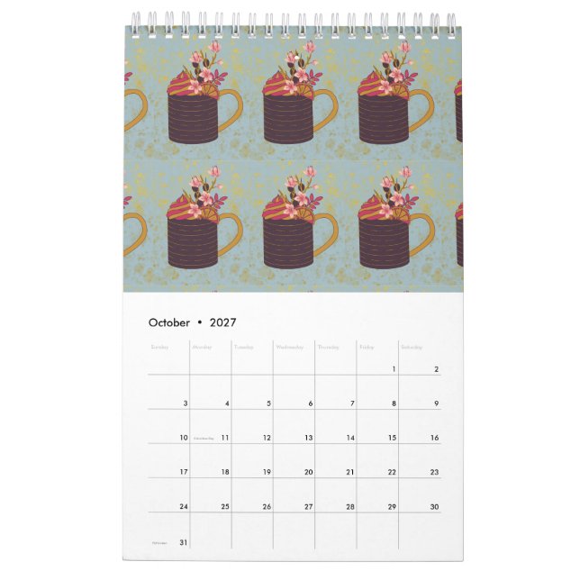 COOFEE THEME KALENDER (Oct 2027)