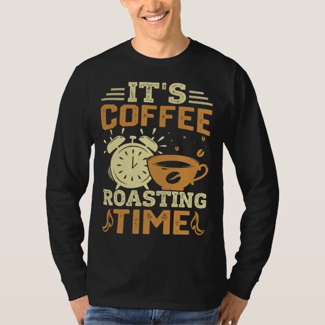 Cooffee Roasting Coffee Love Caffeine coffee beans T Shirt (Framsida)