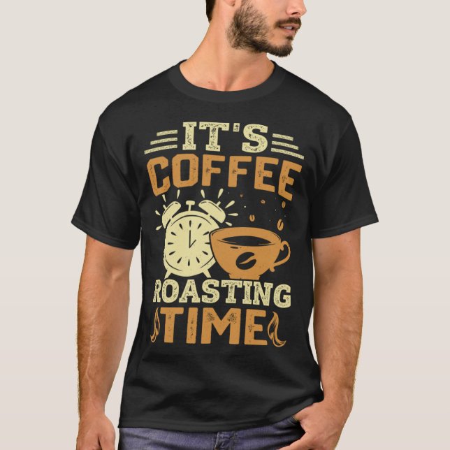 Cooffee Roasting Coffee Love Caffeine coffee beans T Shirt (Framsida)