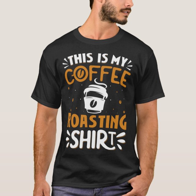 Cooffee Roasting Coffee Love Caffeine coffee beans T Shirt (Framsida)