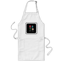 "Cook. Ät. Drick. Blogg." Long Apron