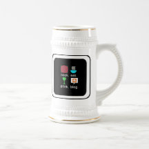 "Cook. Ät. Drick. Blogg." Stop