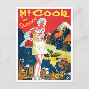 Cook Australia vintage resor Vykort