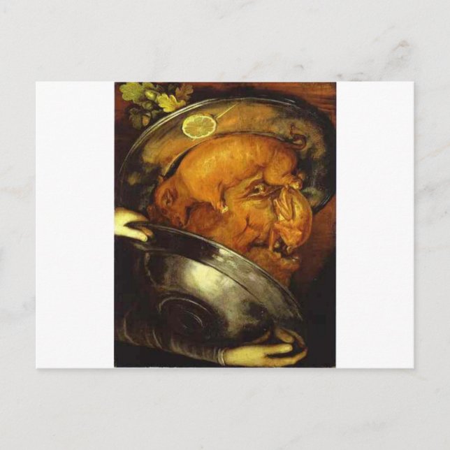 Cook av Giuseppe Arcimboldo Vykort (Framsida)