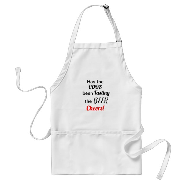 Cook Beer Taste Apron Förkläde (Framsidan)