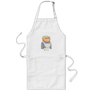 COOK CAT Long Apron Långt Förkläde