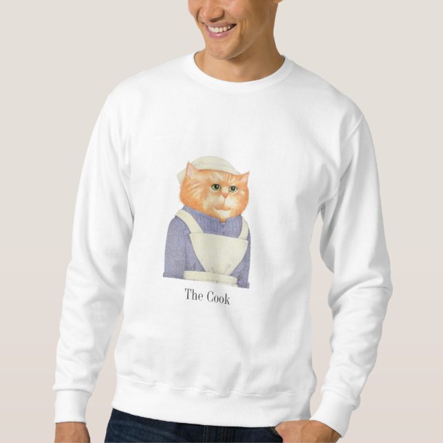 COOK CAT Manar Basic Sweatshirt (Framsida)