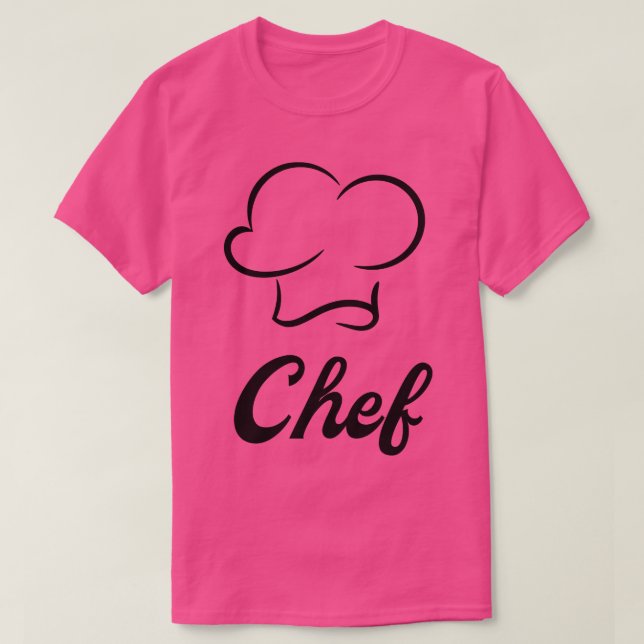 Cook Chef Hat Cooking Kitchen T Shirt (Design framsida)