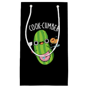 Cook-cumber Funny Cucumber Pun Mörk BG