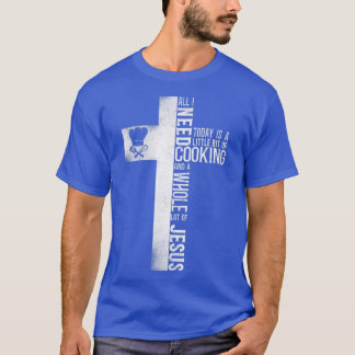 Cook Faith Jesus Kor Kitchen Chef T Shirt