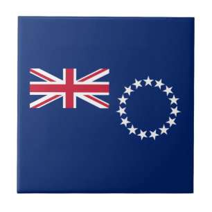 Cook Islands flagga Kakelplatta