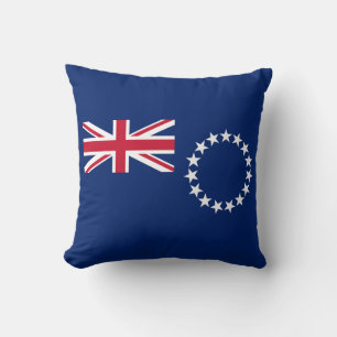 Cook Islands flagga Kudde