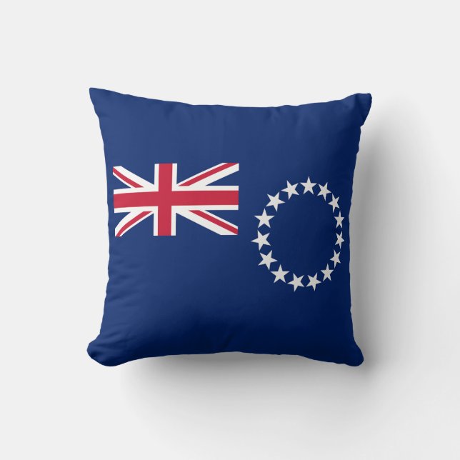 Cook Islands flagga Kudde (Framsida)