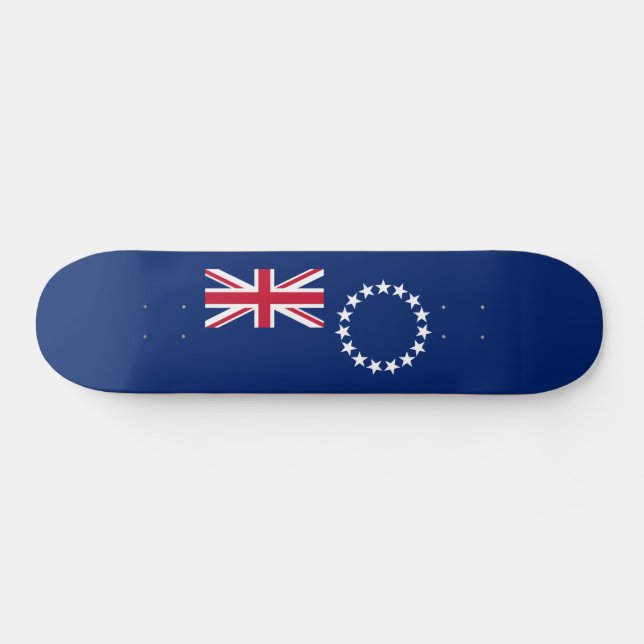 Cook Islands flagga Mini Skateboard Bräda 18,5 Cm (Horz)