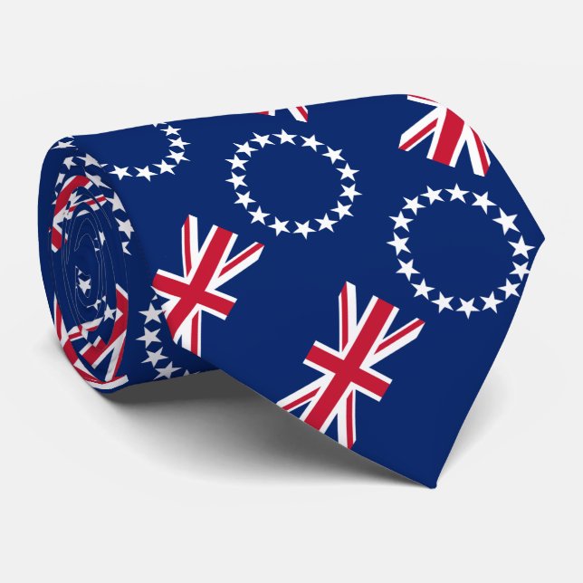 Cook Islands flagga Slips (Rullad)