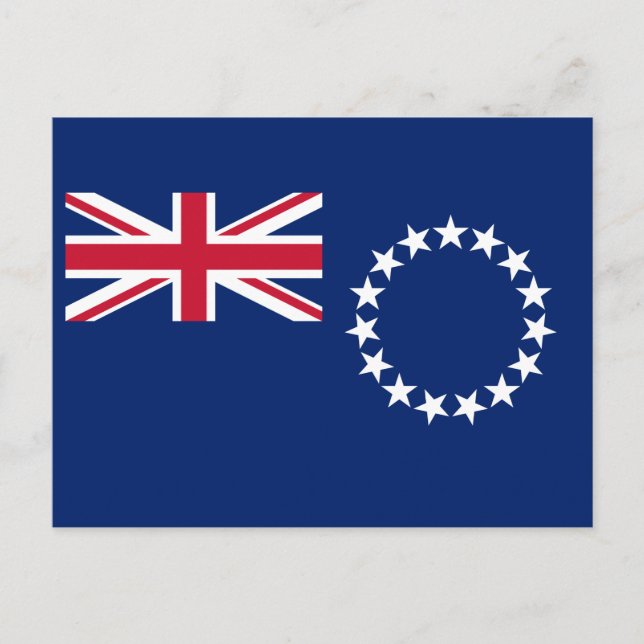Cook Islands flagga Vykort (Framsida)