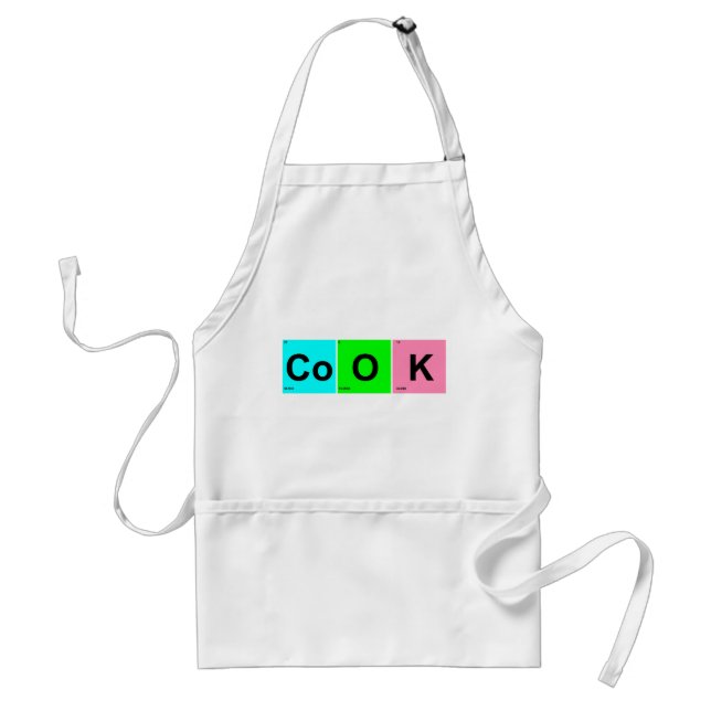 CoOK Kvarter Bord i Inslag Förkläde (Framsidan)