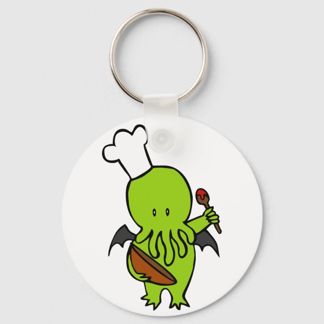 Cook med Cthulhu Nyckelring (Framsida)