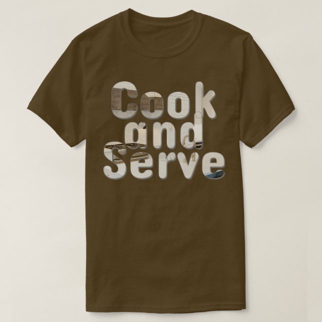 Cook och  t shirt (Design framsida)