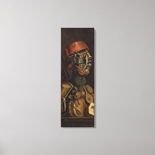 Cook (olja på panelen) canvastryck