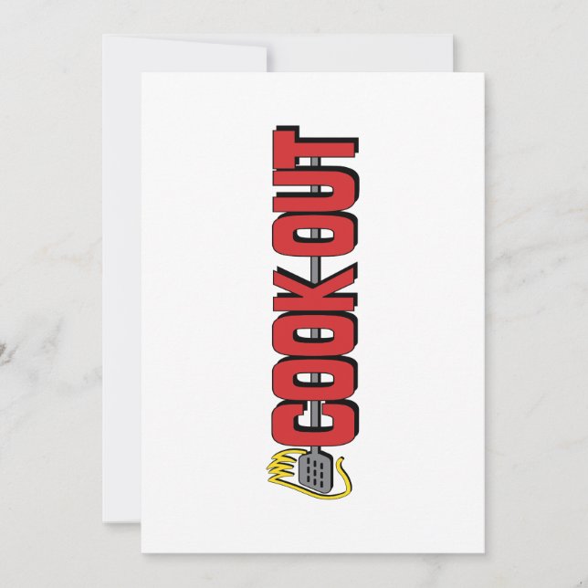 Cook Out (restaurang) Spara Datumet (Framsida)