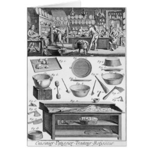 Cook, Pastryck, Caterer Hälsningskort
