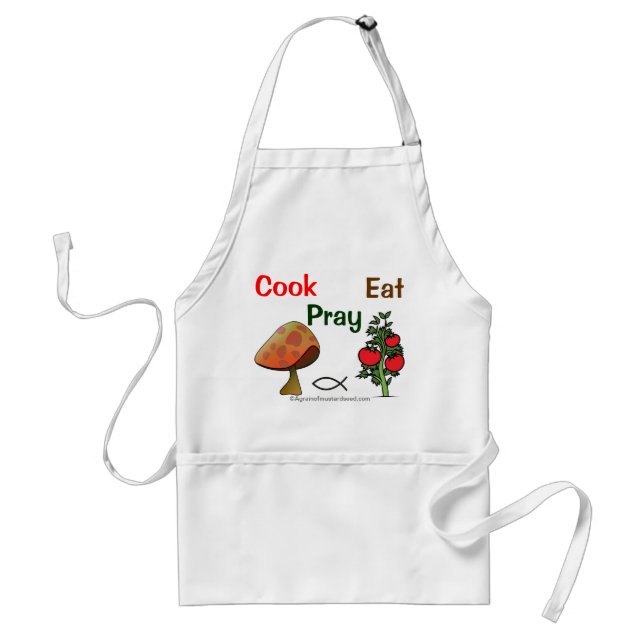 Cook Pray Eat Anpassa den Förkläde (Framsidan)