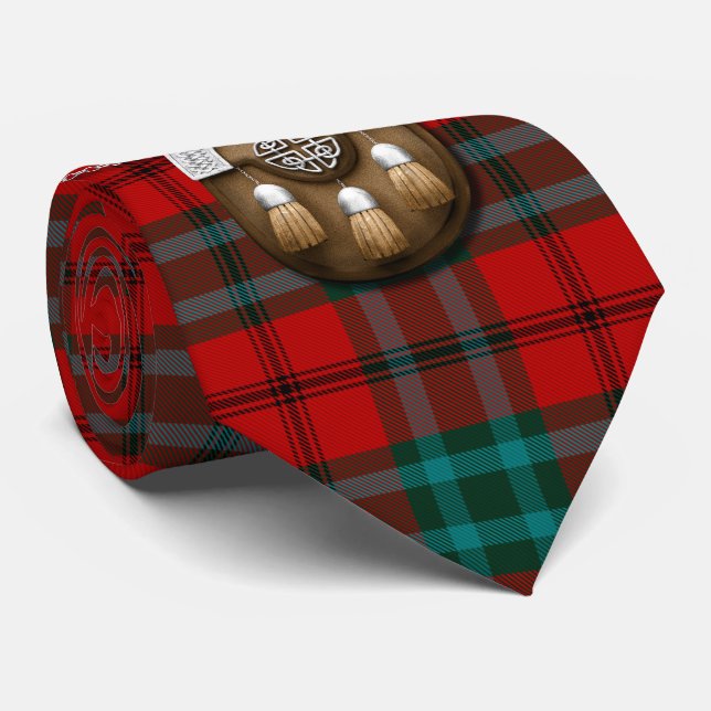 Cook Tartan och Sporran Slips (Rullad)