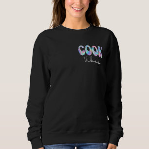 Cook Vibes Groovy Back to school Cute Teacher Wom T Shirt