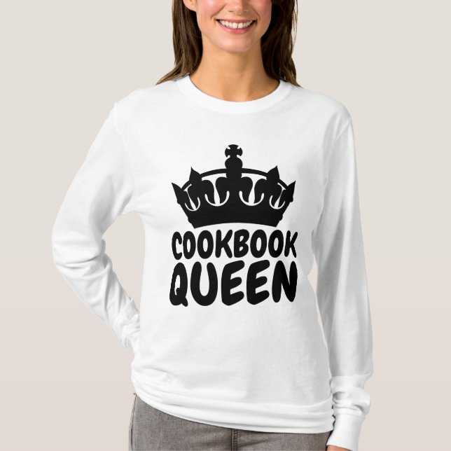 COOKBOOK QUEEN T-Shirts (Framsida)
