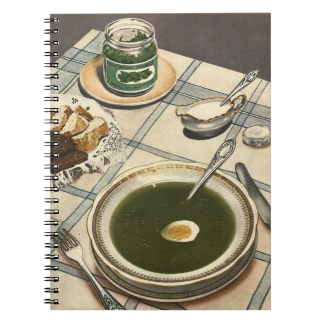 Cookbook.The-bok av smaklig och sund mat, USSR Anteckningsbok (Framsidan)