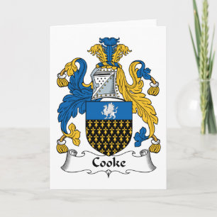 Cooke familjvapensköld kort