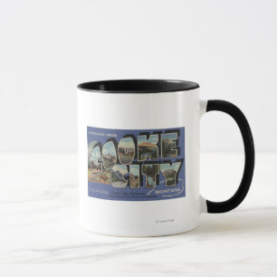 Cooke stad, Montana - stora brevplatser Mugg
