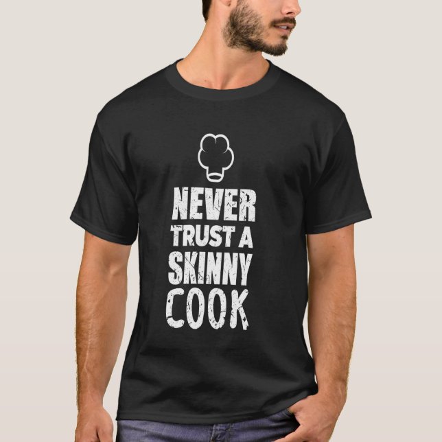 Cooker Cook Cook Kitchen Restaurant Pub Bistro Kni T Shirt (Framsida)