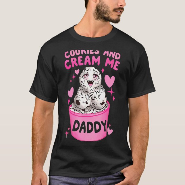 Cooki och Cream Me pappa Fars dag Family Matc T Shirt (Framsida)